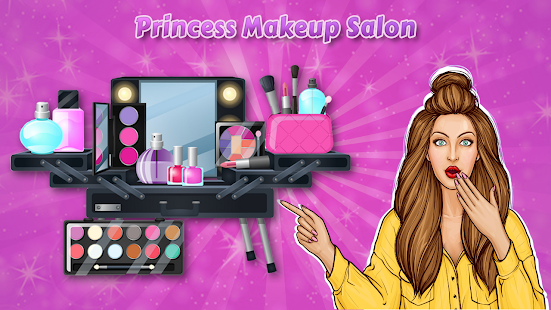 princess game - princess makeup game  & salon game 7 screenshots 2