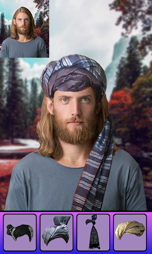 Pathan Afghan Turban Photo Edi