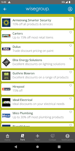 Wise Group Employee Benefits Screen 3