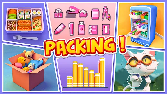Packing-kühlschrank einräumen