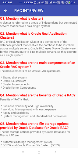 Oracle DBA Interview Questions