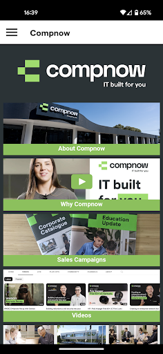 Android application Compnow screenshort