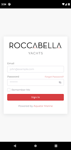 Android application Roccabella Hub screenshort
