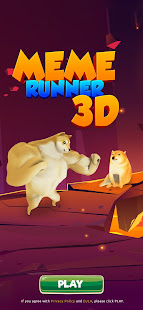 Télécharger Meme Runner 3D APK MOD (Astuce) screenshots 1