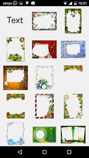 Christmas Photo Frame Creator Screen 3