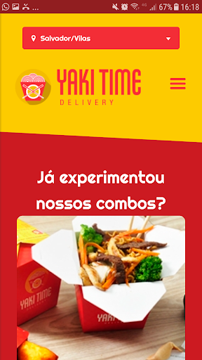 Android application Yaki Time screenshort