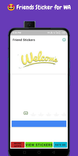 Android application Friend Stickers for WA screenshort