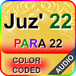 Cover Image of Download Color coded Para 22 with Audio  APK