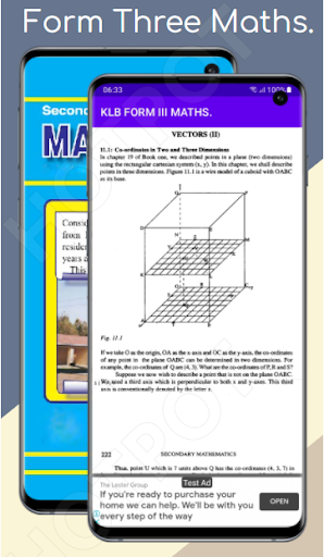 Mathematics: Klb Form 3 notes. Screen 3