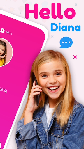 Diana video chat & call prank Screen 2