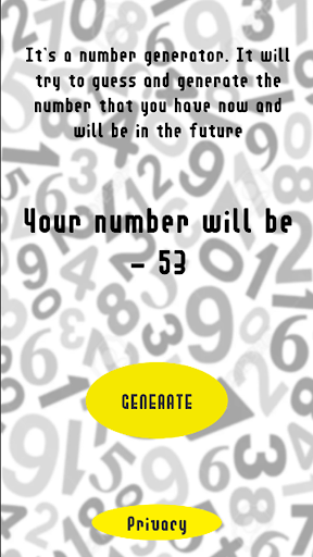 Number Generate