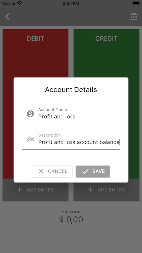 Account Balance T Screen 2