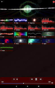 Audio Visualizer Music Player Screenshot