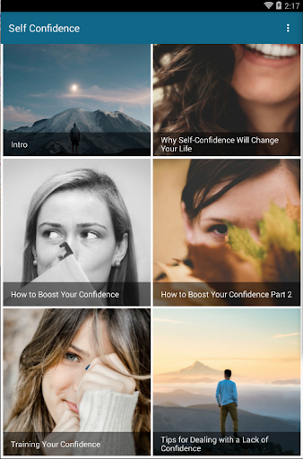 Android application Self Confidence screenshort