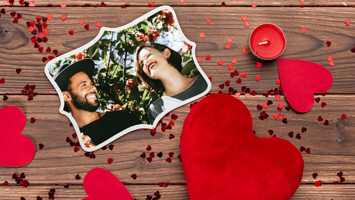 Android application Love Photo Frames screenshort