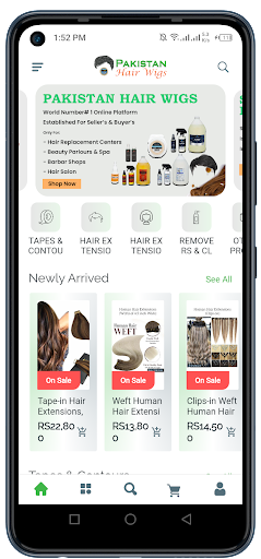 Android application Pakistan Hair Wigs screenshort