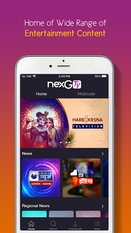 nexGTv Live TV News Cricket - 2.00.19 - (Android)