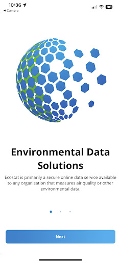 Android application Ecostat screenshort