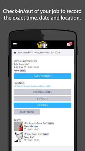 VRP GroupConnect Screen 2