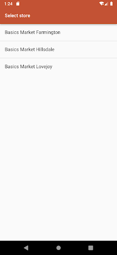 Android application Basics Markets Assistant screenshort