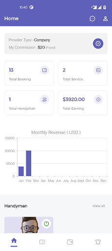 Kreesa Sewa User Screen 3