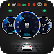 GPSスピードメーターOBD2車のダッシュボード：制限速度 - Androidアプリ