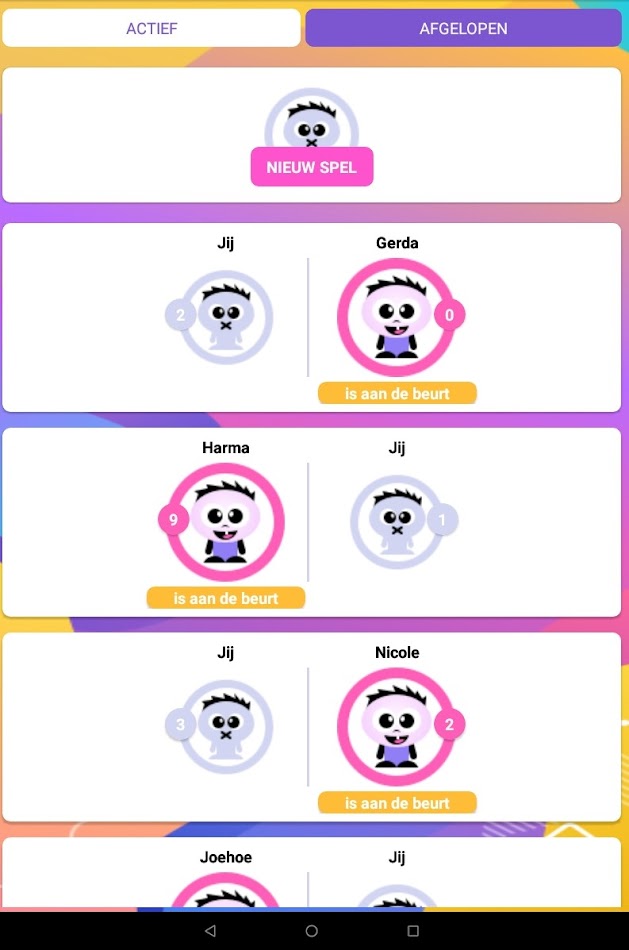 #5. LetterSweeper (Android) Podle: Robert Genzel