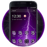 Lightning Storm - Black Purple icon