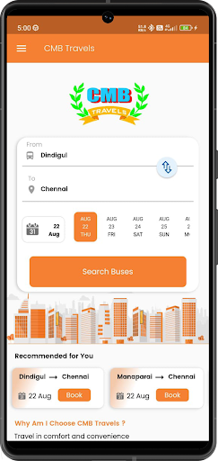 CMB Travels Screen 2