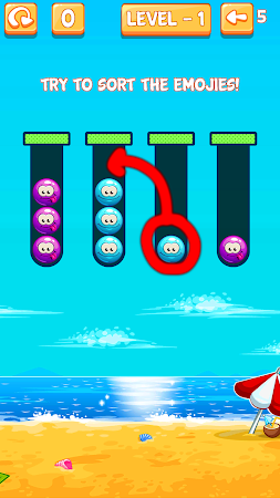 Game screenshot Emoji Sort: Color Puzzle Game mod apk