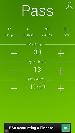 IPPT Buddy Screen 2
