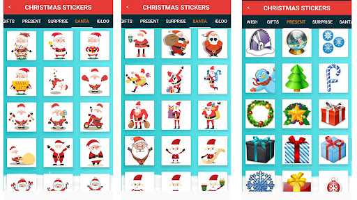 Christmas stickers