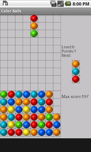 Color Balls Screen 2