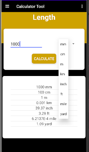 Calculator Tool Screen 3