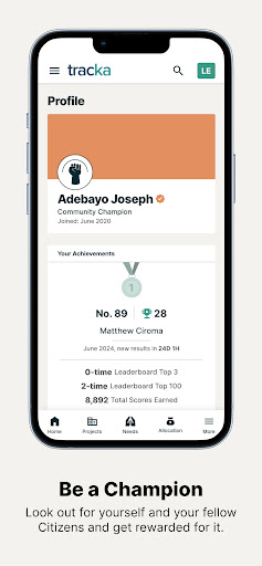 Tracka Mobile Screenshot 3 - AppWisp.com