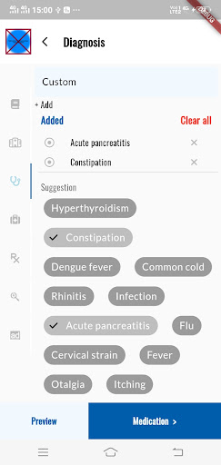 Prescription Screen 2