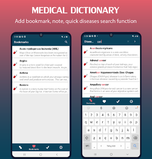 Medical Dictionary: Diseases Screen 3