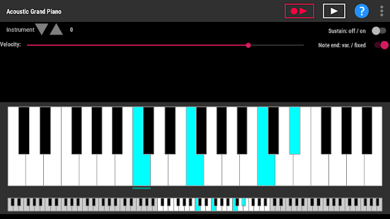 Simple piano with recorder 214952 APK screenshots 6