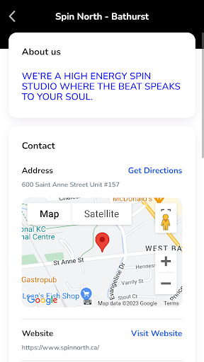 Android application Spin North screenshort
