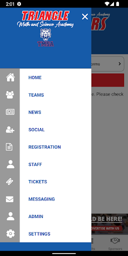 TMSA Athletics Screen 3