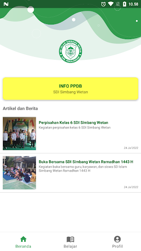 Android application SDI Simbang Wetan screenshort