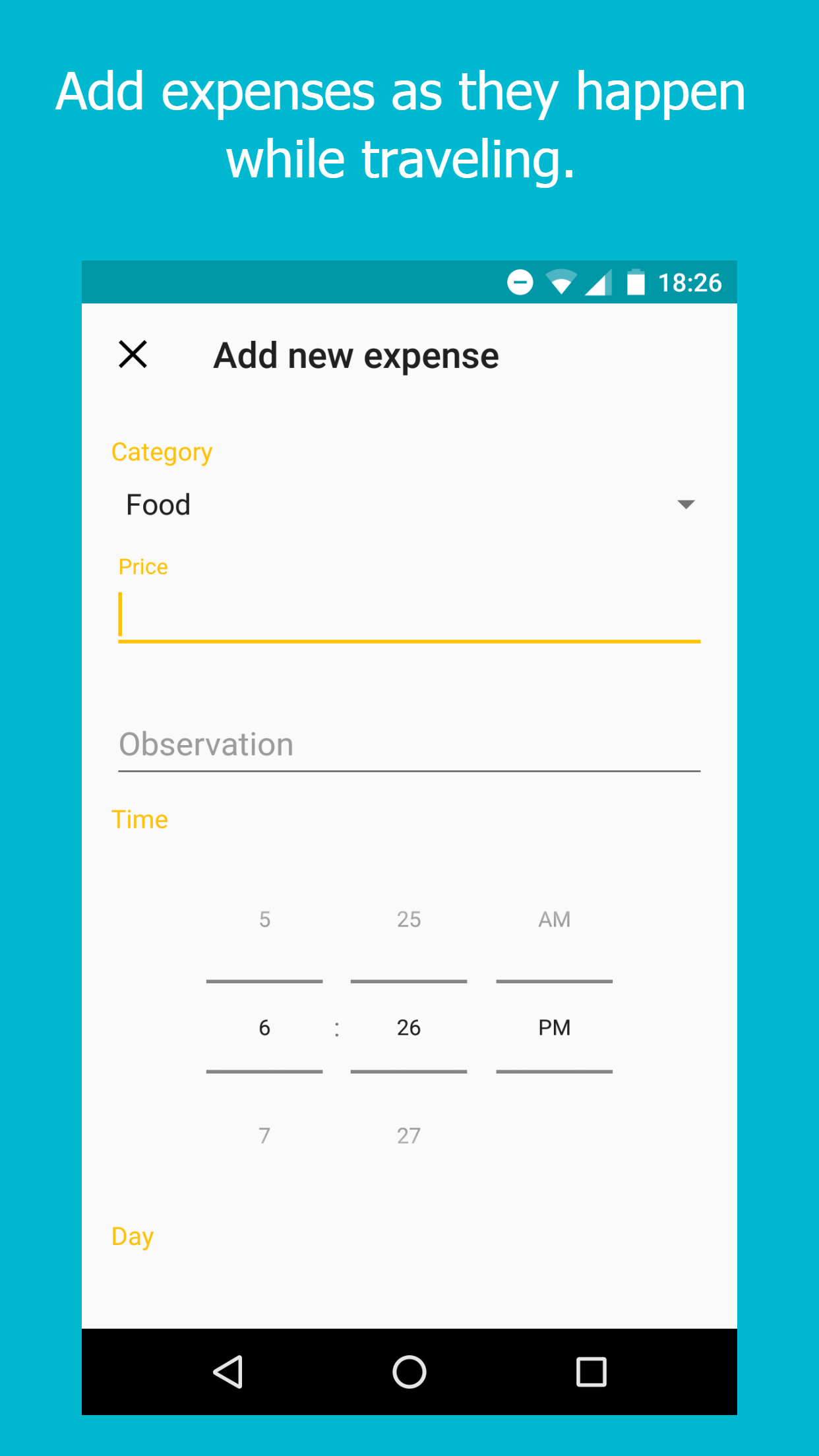 Android application Travel Wallet: Expense Tracker screenshort