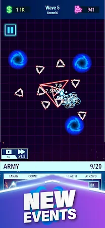 Game screenshot The Pulsar: idle army defense hack