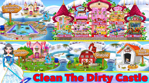 Winter Princess House Cleaning Screen 2