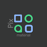 Pix Material Dark Icon Pack icon