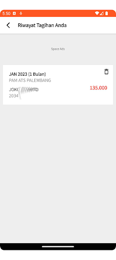 Cek Tagihan Bulanan Screen 3
