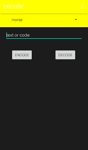 DECODE - morse and binary code Screen 2