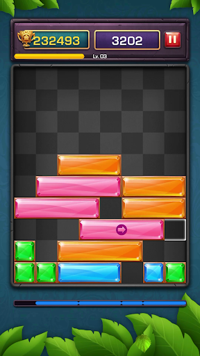 Android application Drop Jewel: Bricks Slid Puzzle screenshort