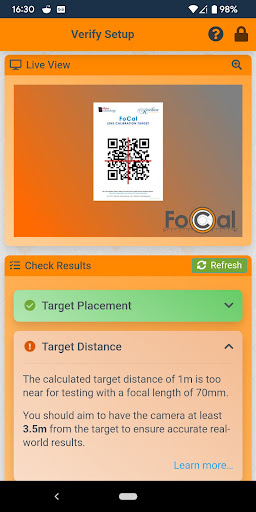FoCal Mobile Screen 3
