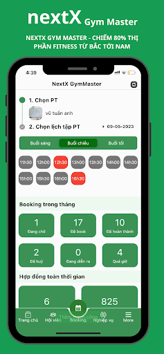 NextX GymMaster Screen 2
